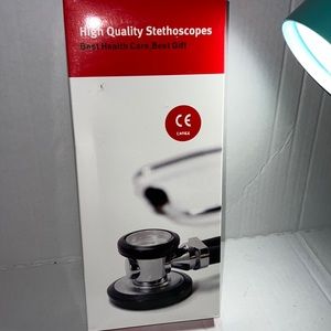 Stethoscope new in box blue silver medical